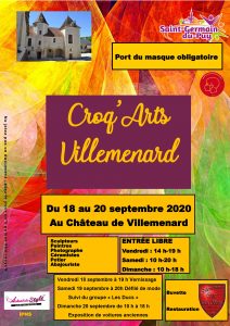 2020-09-19au20_Affiche Croq arts Villemenard_Saint Germain du Puy